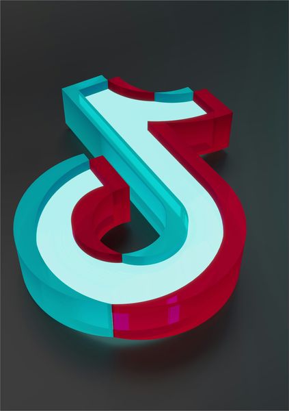Tiktok logo -A1 Poster