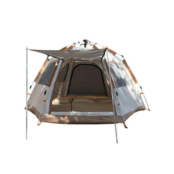 Hexagon Automatic Pop -Up Water-Resistant Hicking and Camping Tent