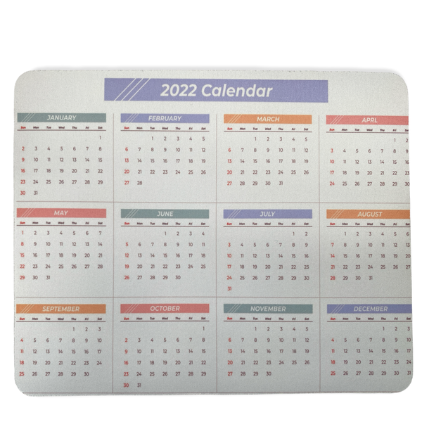 2022 Calendar Year Mouse Pad image