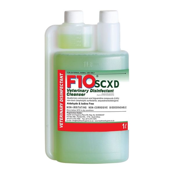 F10SCXD Disinfectant - Cleaner 1L