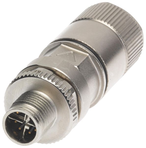 Molex (120341-0806) Sensor Connector, M12, Plug, M12, Male, 8 Positions