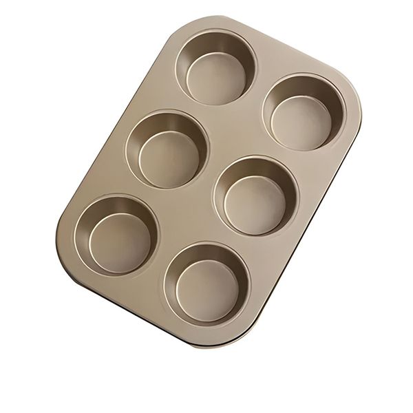 Kitchen Carbon Steel Non Stick 6 And 12 Muffin Baking Pan