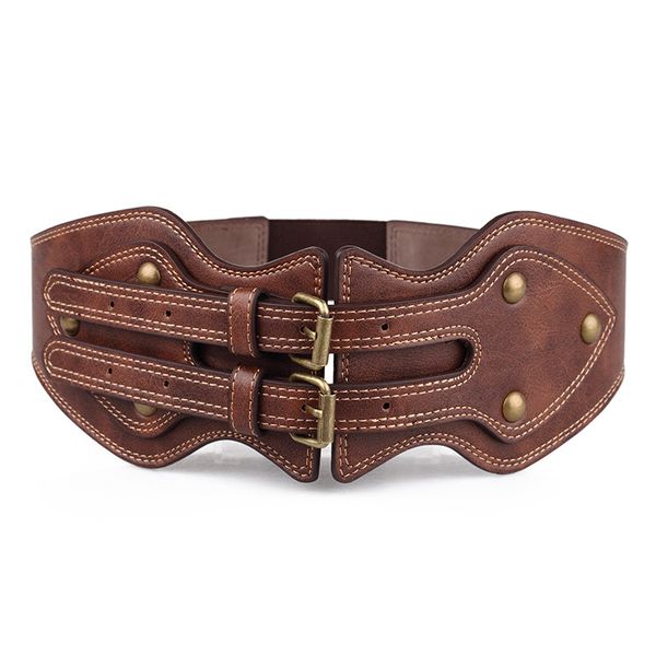 Faux Leather Pin Buckle Casual Belt