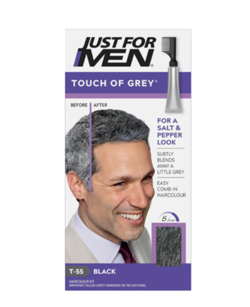 Just for Men Touch of Grey Comb-In Hair Colour T55 - Black
