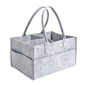 Baby Foldable Diaper Caddy Storage Holder Carrier Bag - Grey | Shop ...