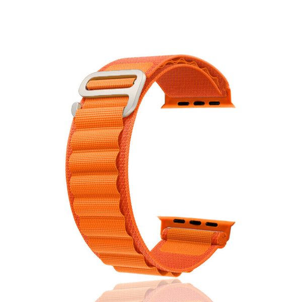 Ultra-light Nylon Alpine Loop Strap for Apple Watch 42/44/45/49mm Black