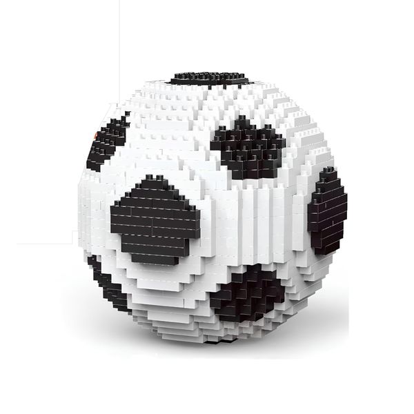Building Block Set Soccer Ball Building Blocks 850 Pieces ABS 9.5 cm