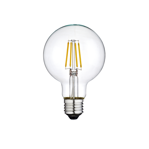 JNC-4W G95 LED Filament Bulb E27 Warm White 2700k x 4pcs