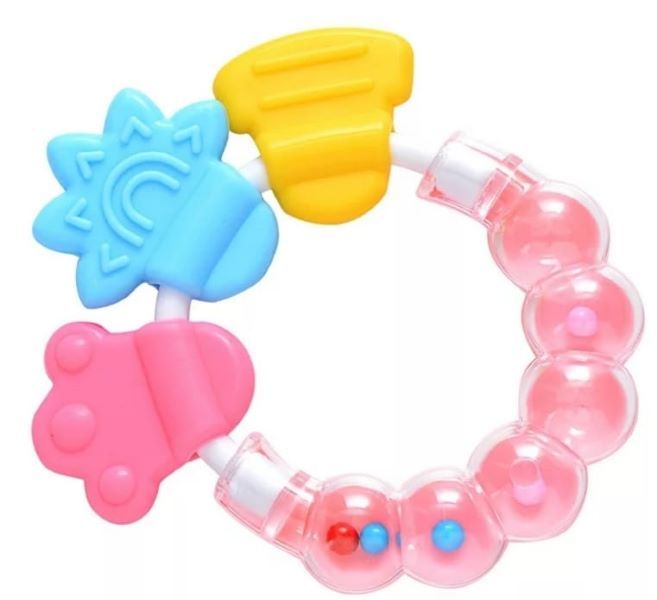 Smart Baby Silicone Teether Rattle Soother | Shop Today. Get it ...