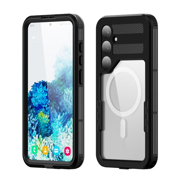 Metal Diving Waterproof Phone Case Compatible with Apple iPhone 14 Pro Max