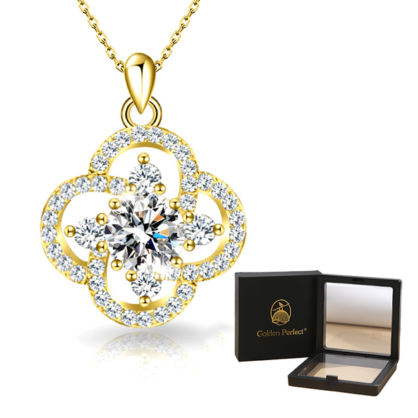 Women's Necklace - 925 Sterling Silver Clover Pendant Necklace for Women