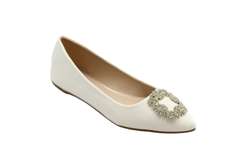 Lamara Paris Aliza Pump With Front Trim White