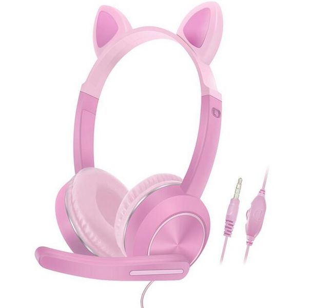 Cat Ear Gaming Headphones On Ear