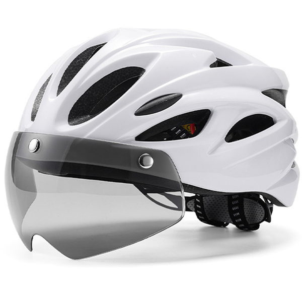 Cycling Helmet Lightweight Breathable Road Bicycle Helmet Removable Goggles