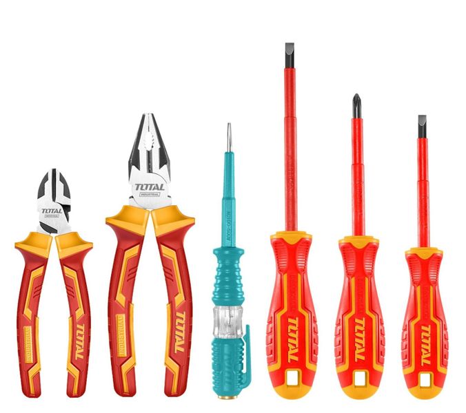 Total Tools 6 Piece Insulated Hand Tool Set
