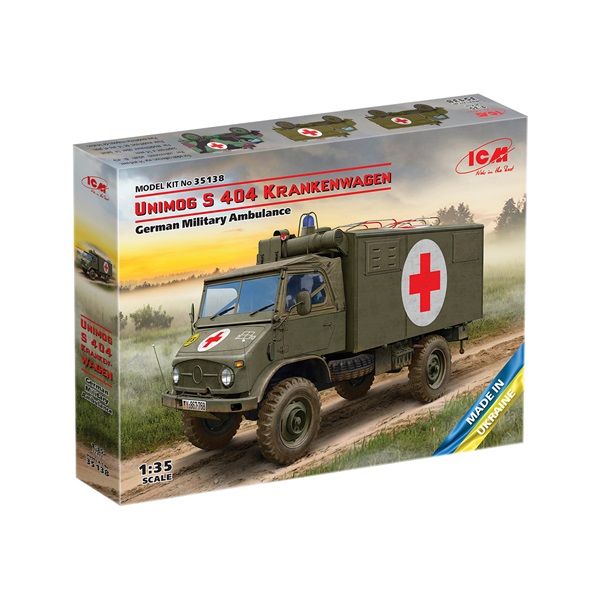 ICM 35138 1/35 Unimog S 404 Ambulance