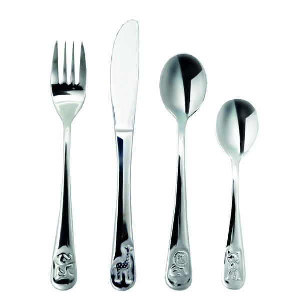 4 Piece Safari Cutlery Set