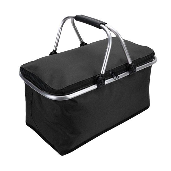 Black- Portable Lightweight Leakproof Thermal Cooler Bag