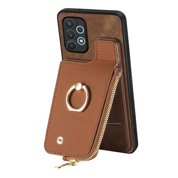 Card Holder Ring Stand Phone Case Compatible with Samsung Galaxy S22 Ultra