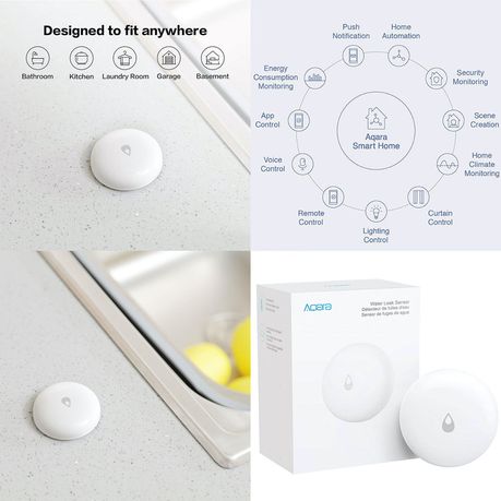 Aqara Water Leak Sensor Security Smart Home Automation Needs Aqara Hub Buy Online In South Africa Takealot Com