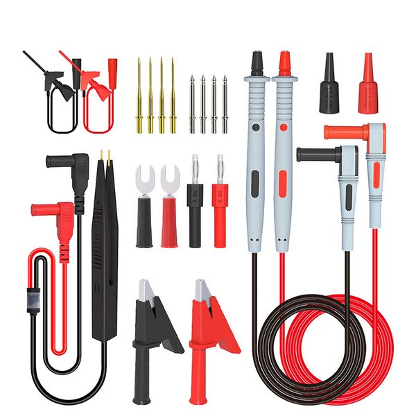 21 in 1 Universal Multimeter Test Lead Kit with Alligator Clip Banana Plug