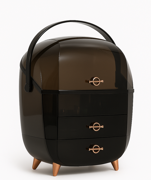 HE - Makeup Case, Storage and Organiser - Black