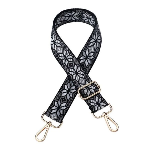 Bag Strap - Large Boho Flowers