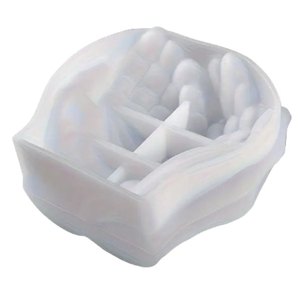 Craft DIY Two Cupped Hands Resin Silicone Mould For Candle Holder - 16cm