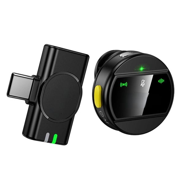 Wireless Lavalier Mic High-Definition- Magnetic &amp; Clip-On Design / Vlog's