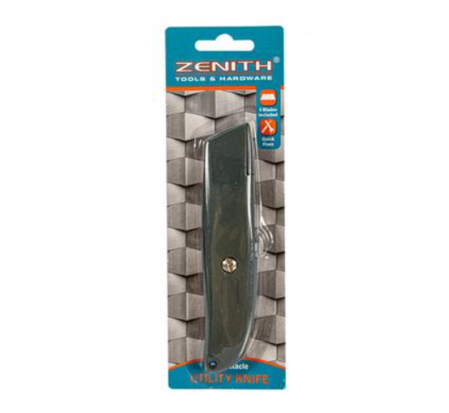 Zenith - Retractable Utility Trimming Knife with 5 Blades