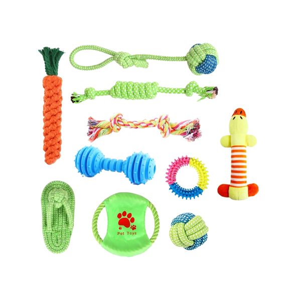 Pack Of 10 Toys For Dogs