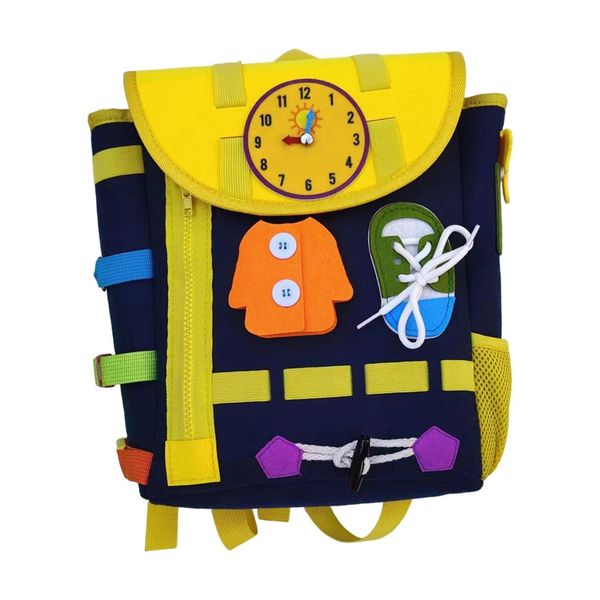 Toddlers Backpack Busy Board