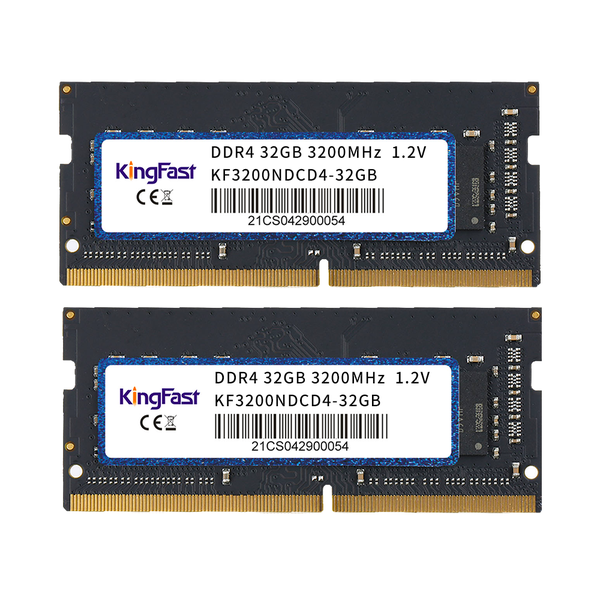 Kingfast 64GB DDR4 3200MHz SO-DIMM Laptop RAM Combo (2 x 32GB DDR4 3200)