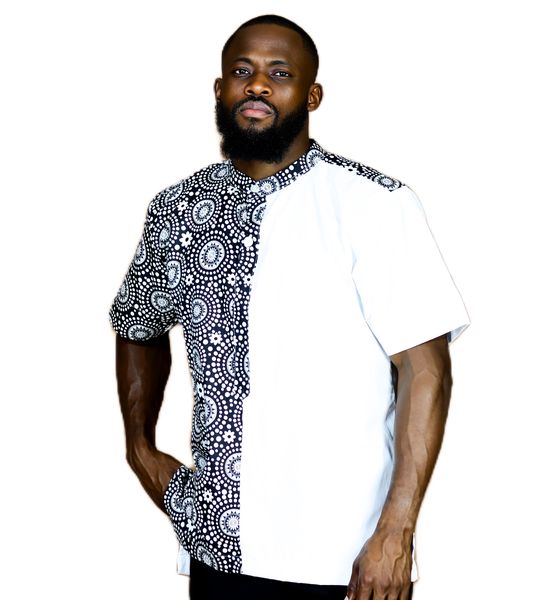 Africa Fashion House Arome KK BW Ankara Shirt
