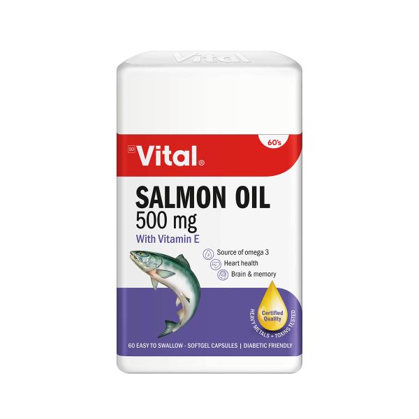 Vital Pure Salmon Oil 500 mg