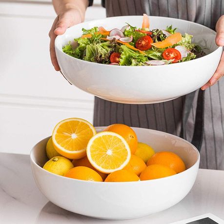 Large Ceramic White Bowl Porcelain Serving Bowl Pasta Bowl 2 Pack 11 Inch Shop Today. Get it Tomorrow takealot