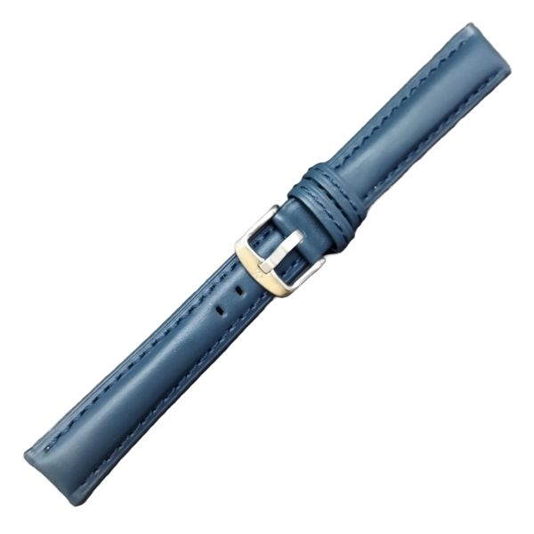 Genuine Leather Watch Strap Smooth Stitched Padded 16mm