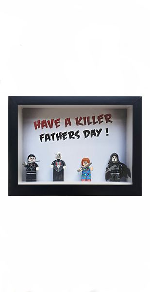 Killer Fathers Day - Horror Themed Fathers Day Shadow Boxed Framed Gift