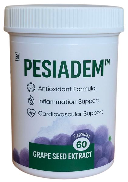 Pesiadem Grape Seed Extract Veg-Caps - 60's