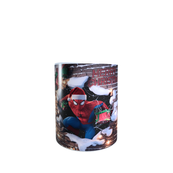 Spider-Man 3D Christmas Ceramic Mug - Fun Festive Gift for Fans &amp; Kids