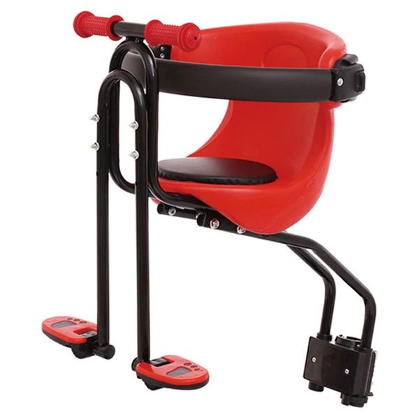 Front Child Seat For Bicycle - Red &amp; Black