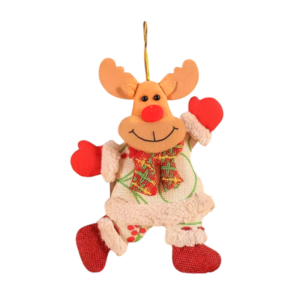 Christmas decorations fabric figurine pendant-elk