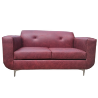 Leandre 2 Seater Tuxedo Sofa Premium Mottle Fabric