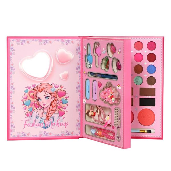 45 Piece Girls Makeup Kit Kids Cosmetic Toy Gift Eyeshadow Palette Lipstick
