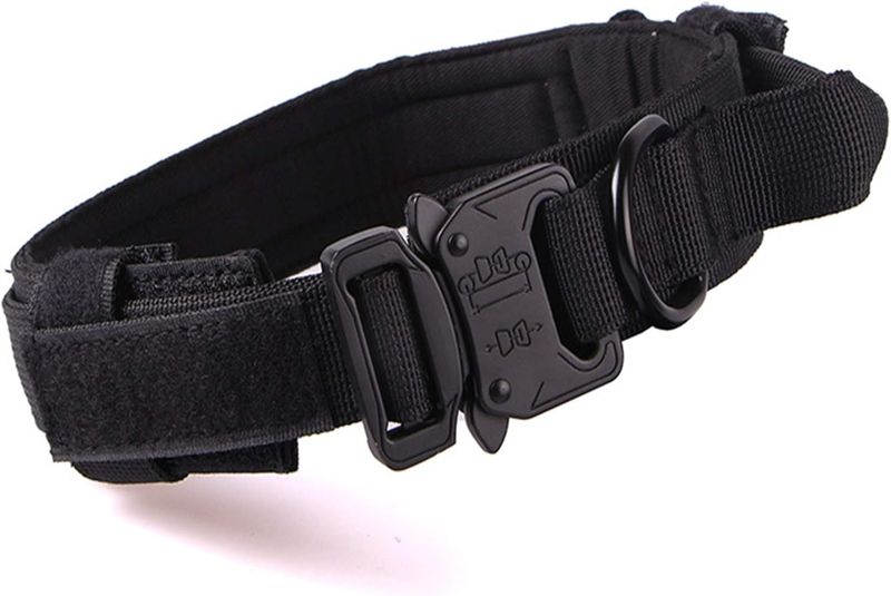 Tactical Dog Collar Adjustable Military Dog Collar Handle for Dogs