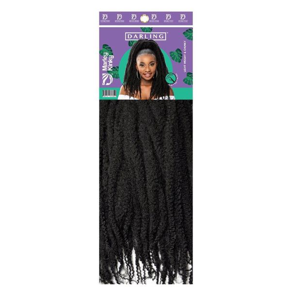 Darling Marley Kinky Braid - Black #1