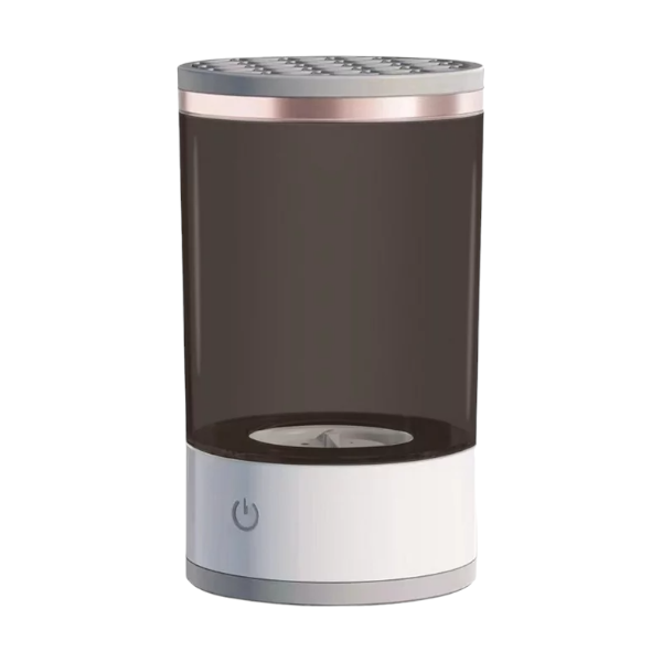 Electric Makeup Brush Cleaner Machine - White and Brown
