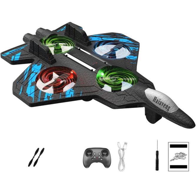 Remote Control Airplane, Gravity Glider Foam RC Fighter 360 Remote Control