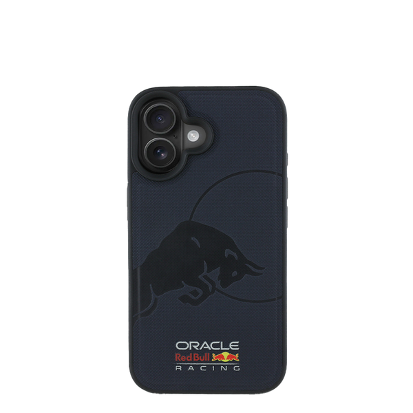 RedBull Racing- Masafe Meshed Navy Compatible with IPhone 16 Leather Case