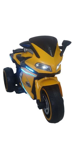 Electric Motorcycle For Kids 3-10 Years - Yellow